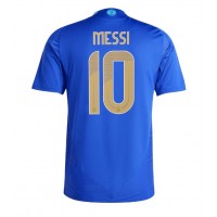 Dres Argentína Lionel Messi #10 Preč Copa America 2024 Krátky Rukáv